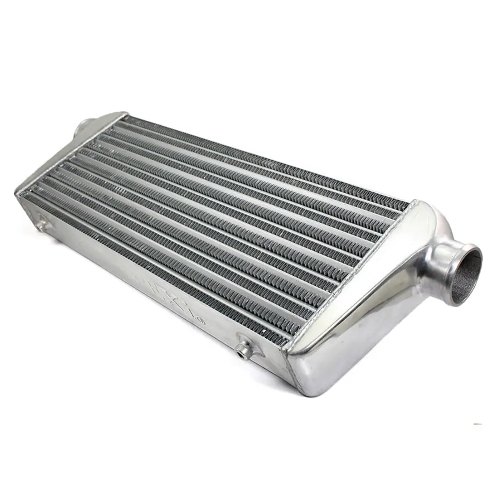 Chłodnica Układu Chłodzenia Oleju Samochodowego Uniwersalna 65mm ID Aluminiowa Turbosprężarka Dolot Zimnego Powietrza Intercooler 430x230x76mm