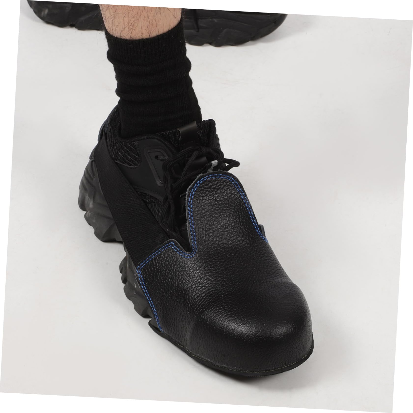 Cubrezapatos de Seguridad Puntera de Acero para Uso Industrial y Laboral Antiperforación y Antiaplastamiento para Trabajadores Exteriores