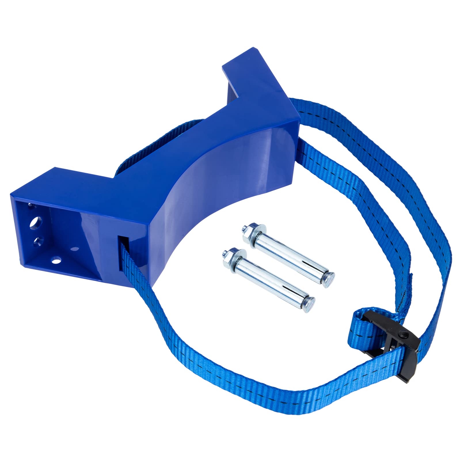 Angoily 1 Set Wall- Mounted Gas Cylinder Bracket Wall Mount Gas Cylinder Holder Expansion Tank Mounting Bracket Wall Mounted Holder Cylinder Nitrogen Tank Bracket Abs Strap Water Tank