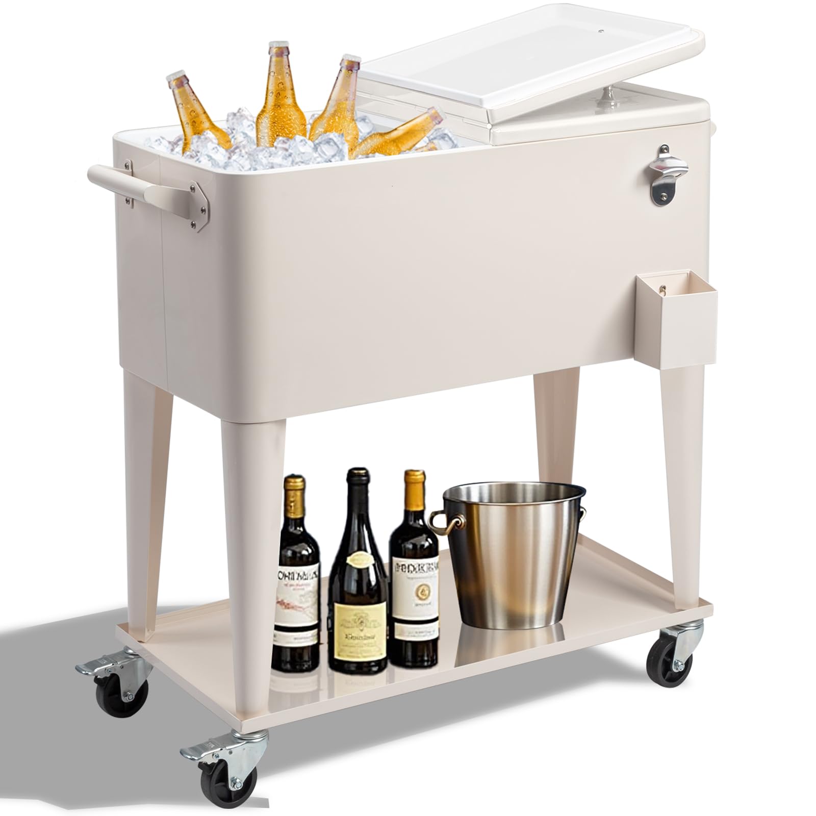 Outvita 80 Quart Rolling Ice Chest