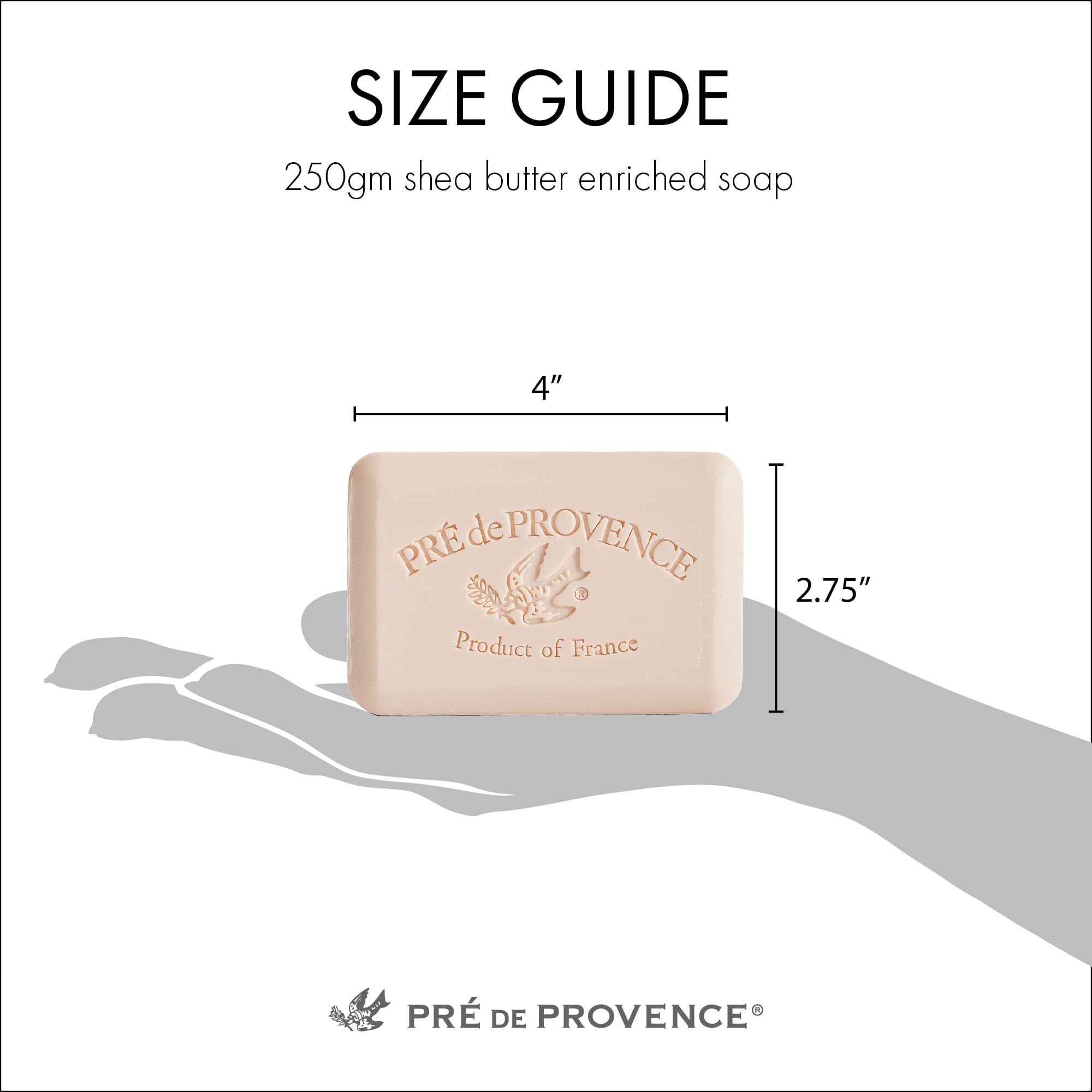 Pre de Provence - Jabón francés con manteca de karité, madera de sándalo, 250 g