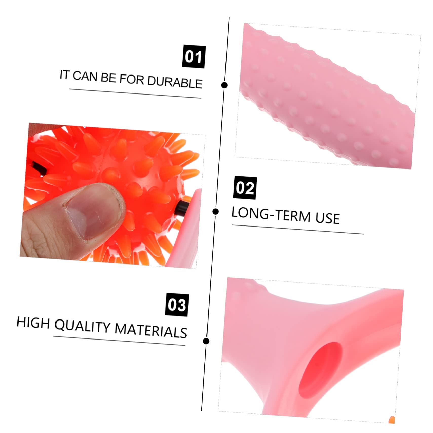 VALICLUD 2pezzi Massaggiatore Muscolare Portatile Per Spalle Roller Massaggiante Rosa Per Relax e Muscolare Strumento Drenante Fitness Per