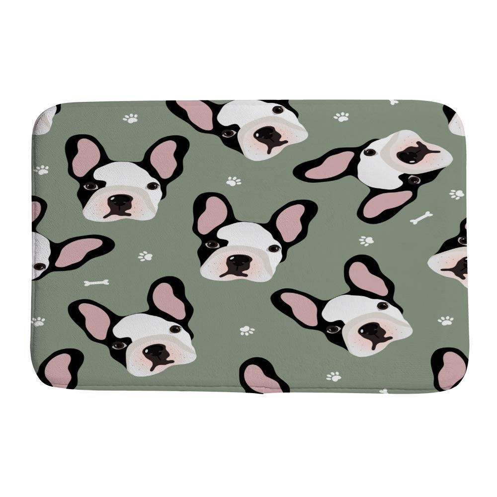 Tapis de salle de bain mignon motif chien pour apporter de la joie et du confort à la maison