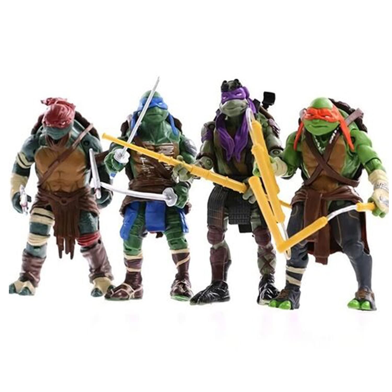 NUNOMO 4PC Variation Action Figures Toys,4.7Inch TM-NT Action Figures,TM-NT Toys for Fun and Decoration,Action Figure Set,Adjustable Figure Anime Toys Adult