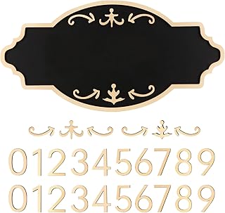 House Numbers for Outside, Personalized Address Signs for House, Mailbox, Apartment, Office, Coffee Shop, Hotel, Garden (Contain Two Sets of Numbers from 0-9)
