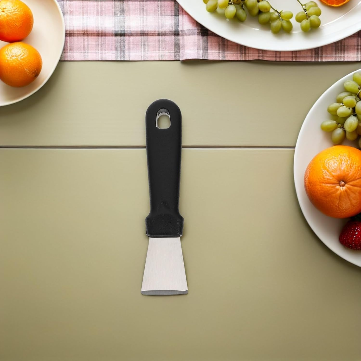 UPKOCH 10pcs Barbecue Griddle Scraper: Grill Accessories - Outdoor BBQ Tools - Stainless Steel Ice Scraper for Refrigerator Freezer Defrosting