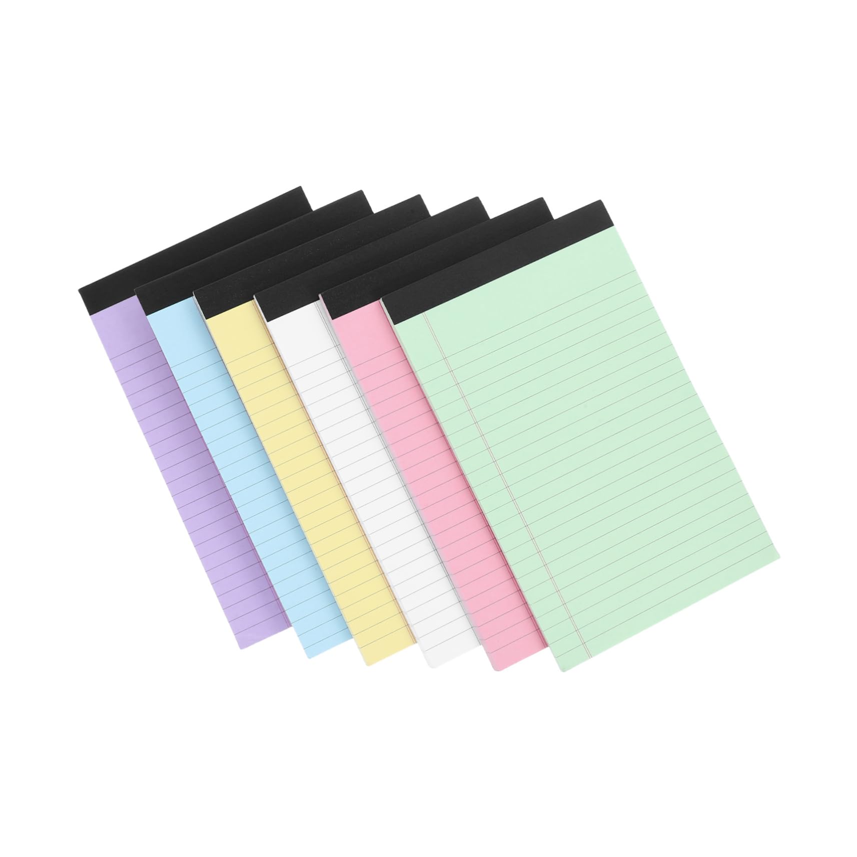 Blocco Note a Strappo A5 Rigato 6 Pezzi in Carta per Scrittura | Uso Multifunzionale, per Ufficio e Scuola, Formato Compatto Portatile, per Appunti e Attività Giornaliere