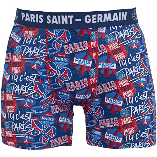 PSG Boxer Collection Officielle Paris Saint Germain - Taille Enfant garçon 6 Ans