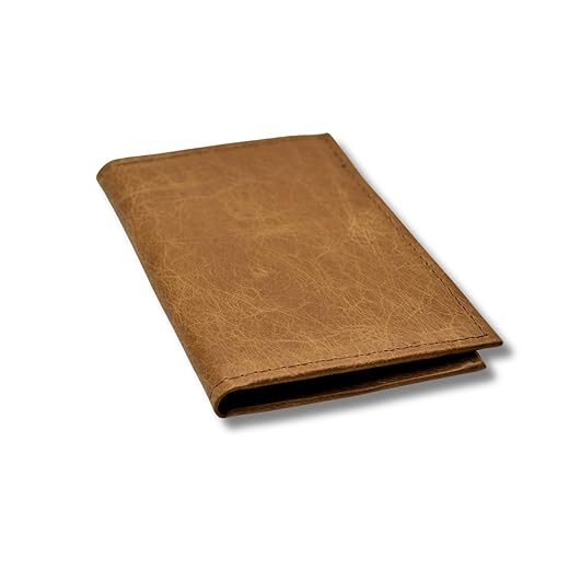 Carteira Slim Masculina Couro Legitimo Porta Cartão | Embalagem personalisada VÉRSIDON (Carvalho)