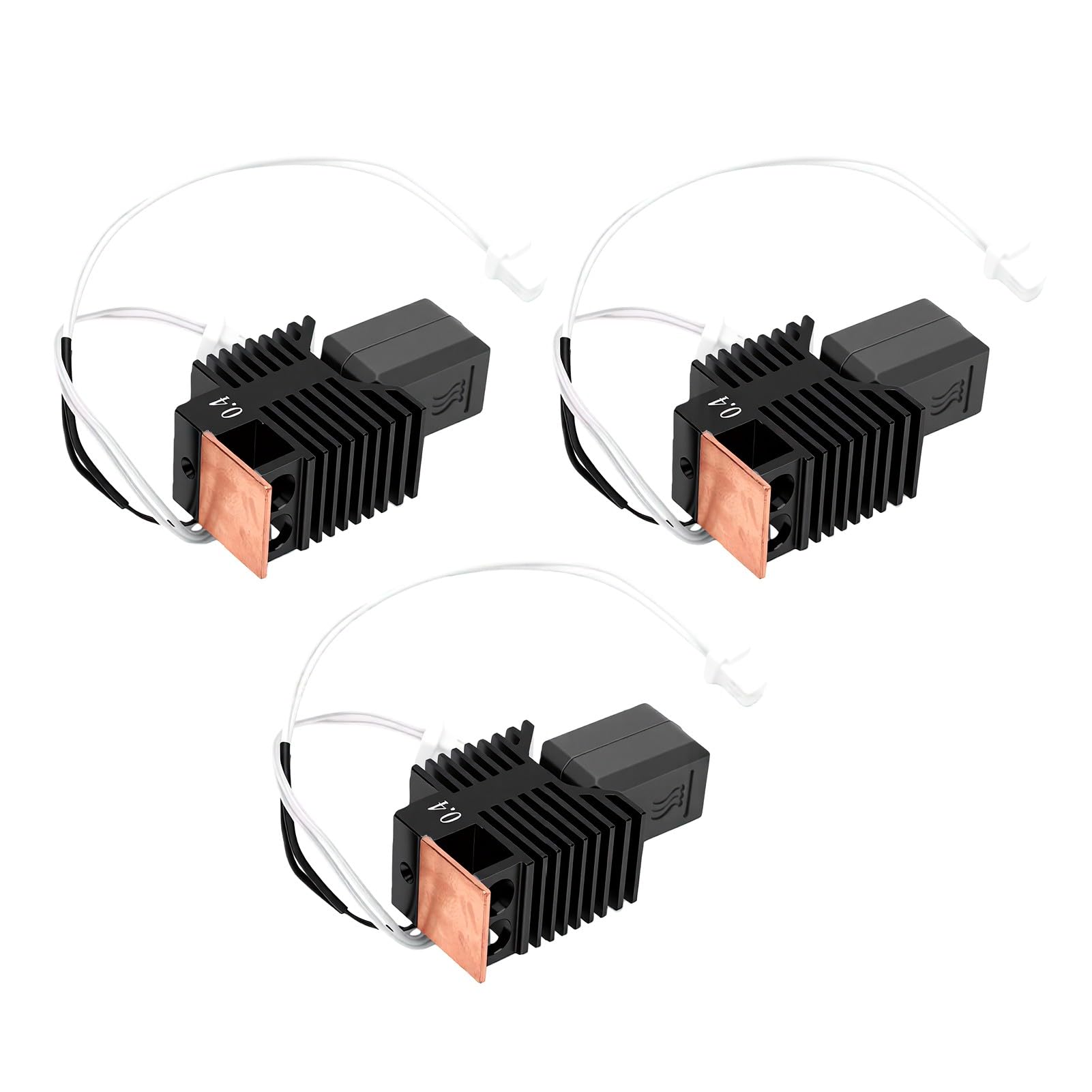 Snap Maker U1 Zestaw Hotendu do Drukarki 3D 3 szt. Wymienny zespół Gorącego Końca Grzejnik Ceramiczny 48 W Dysza ze Stali Hartowanej 0,4 Mm Wysoka prędkość 500 Mm/s Wstępnie Zmontowany Cały