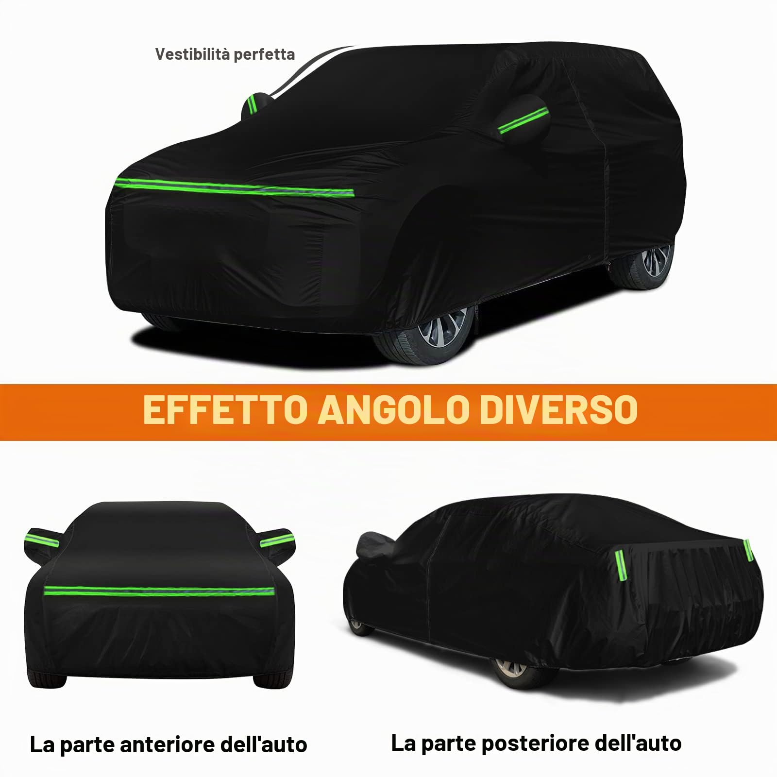 Telo Copriauto da Esterno Compatibile con 2017-2024 Volvo XC40, 2021-2024 VolvoC40, Copertura per Auto Telo Copriauto Impermeabile Traspirante protezione da UV, neve, pioggia, polvere