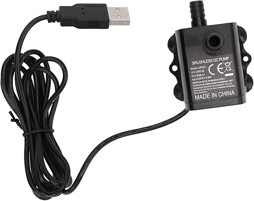 Miniatura 9 de SUNGOOYUE Small Submersible, Adjustable for Aquarium Fountains Under DC 5V, 4.8W, Stroke 300cm - Ideal for Pond Fish Tanks