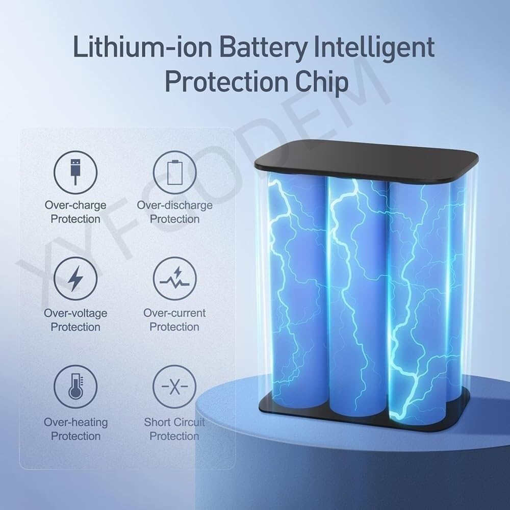 Batterie rechargeable au lithium 12 V 2000 mAh 2500 3000 3500 5000 6000 Pack de batteries pour barre lumineuse LED