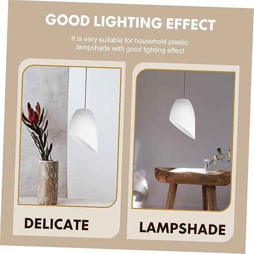 Miniatura 5 de 5 piezas de pantalla de herradura en ángulo para ventana para el hogar, cortinas negras de herradura, pantalla de repuesto para lámpara de araña,