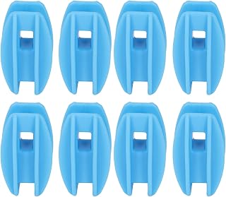 Generic Electric Fence Insulators,100PCS Square Tube Post Insulator Electric Fence Accessories,for Wood Posts Field Fencing Pasture Gates (Blue)