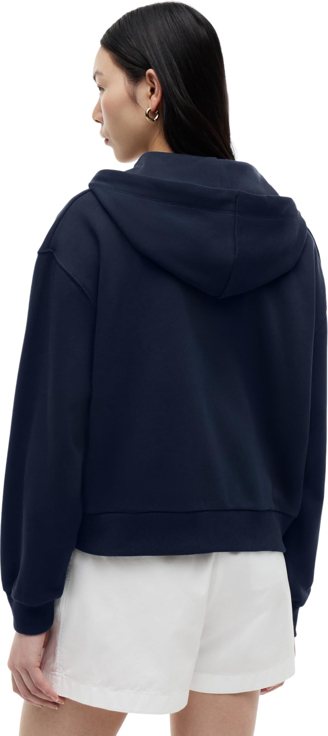 Tommy Hilfiger TH Roundal Zip-up Hoodie Ww0ww50938 Sudadera con Capucha y Cremallera Mujer (Pack de 1)