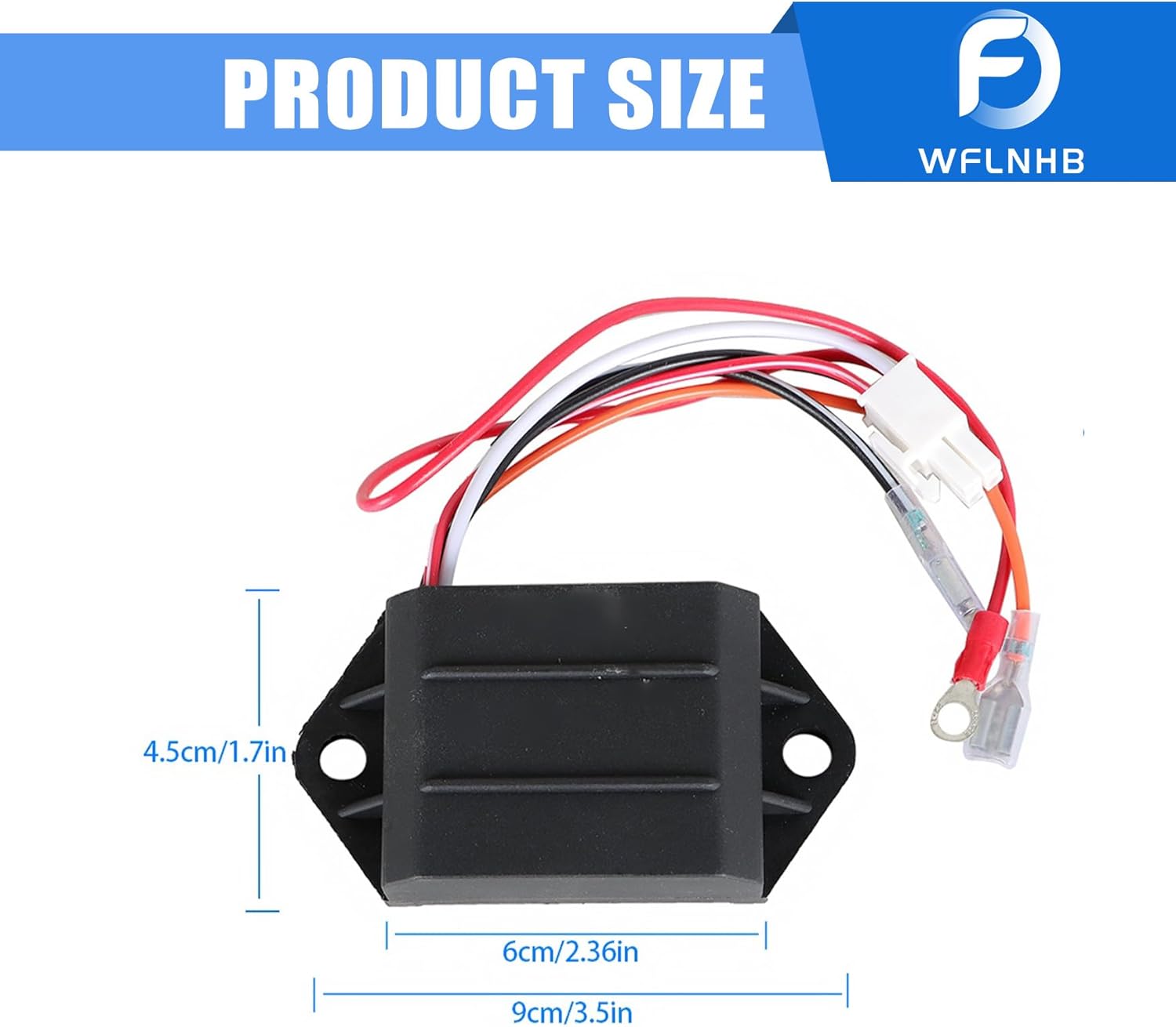 WFLNHB Ignition Coil AC CDI Ignitor Replacement for EZGO Gas 4 Cycle Golf Cart 1996-1998 72562-G01 26652-G01