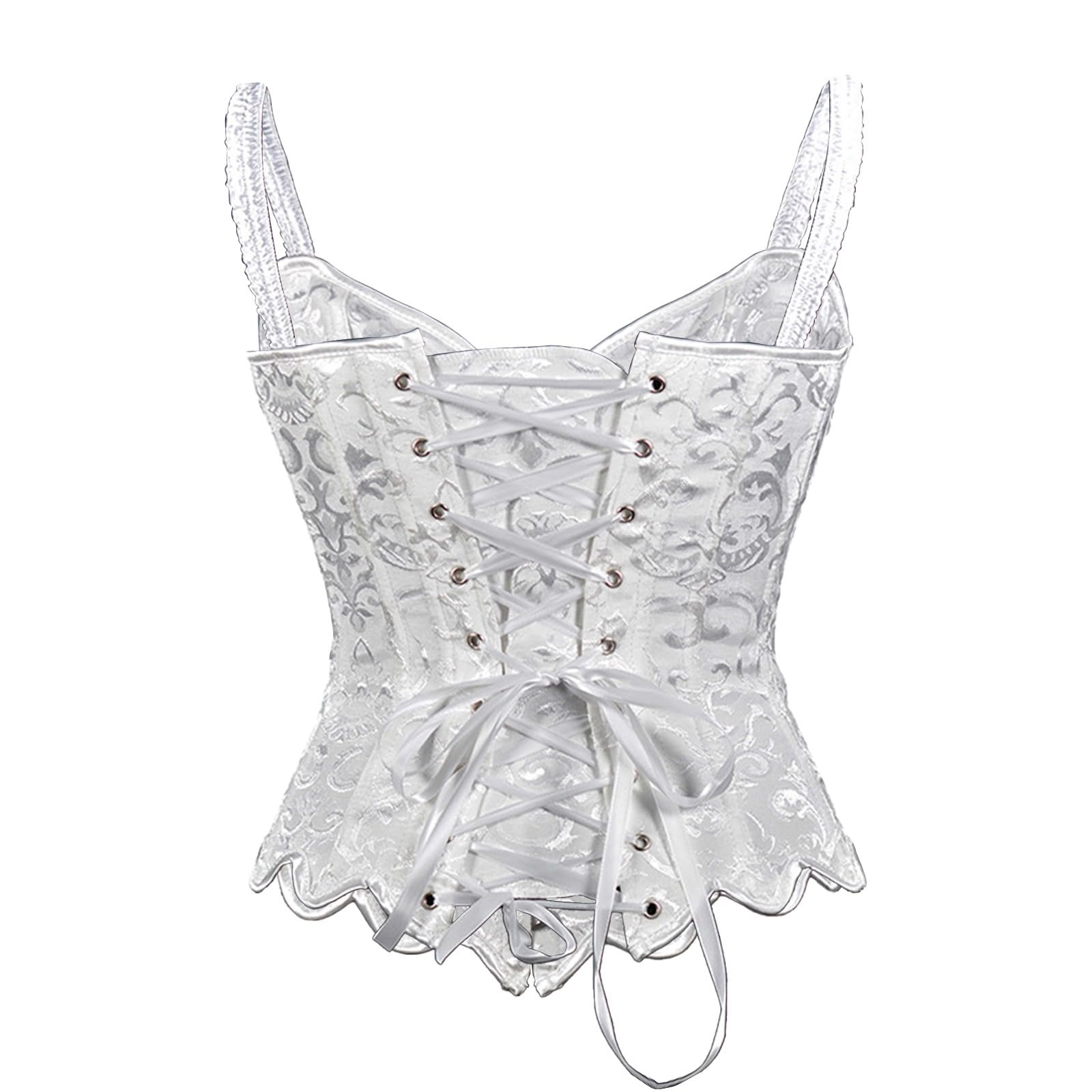 Corsetto da donna con stampa floreale, stile retrò