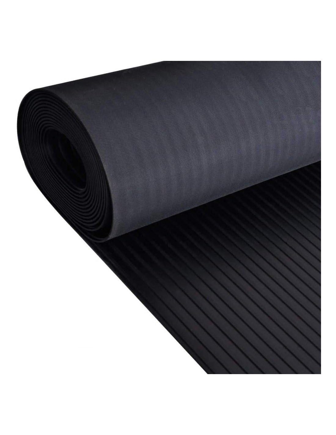 JARDIN202 - Estera Antideslizante Suelo Caucho Goma 3mm | Cordon Ancho | 1 Metro Ancho | Varias Medidas | 1x 1 m Cordoncillo Ancho -