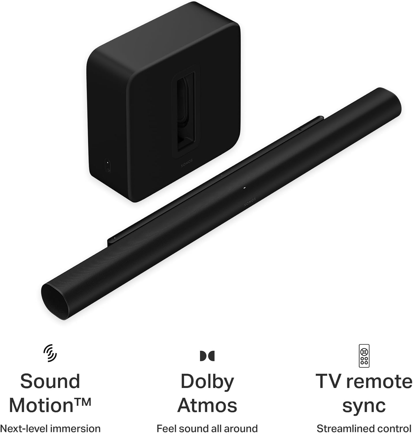 Sonos Arc Ultra | Dolby Atmos Soundbar with WiFi, Bluetooth for