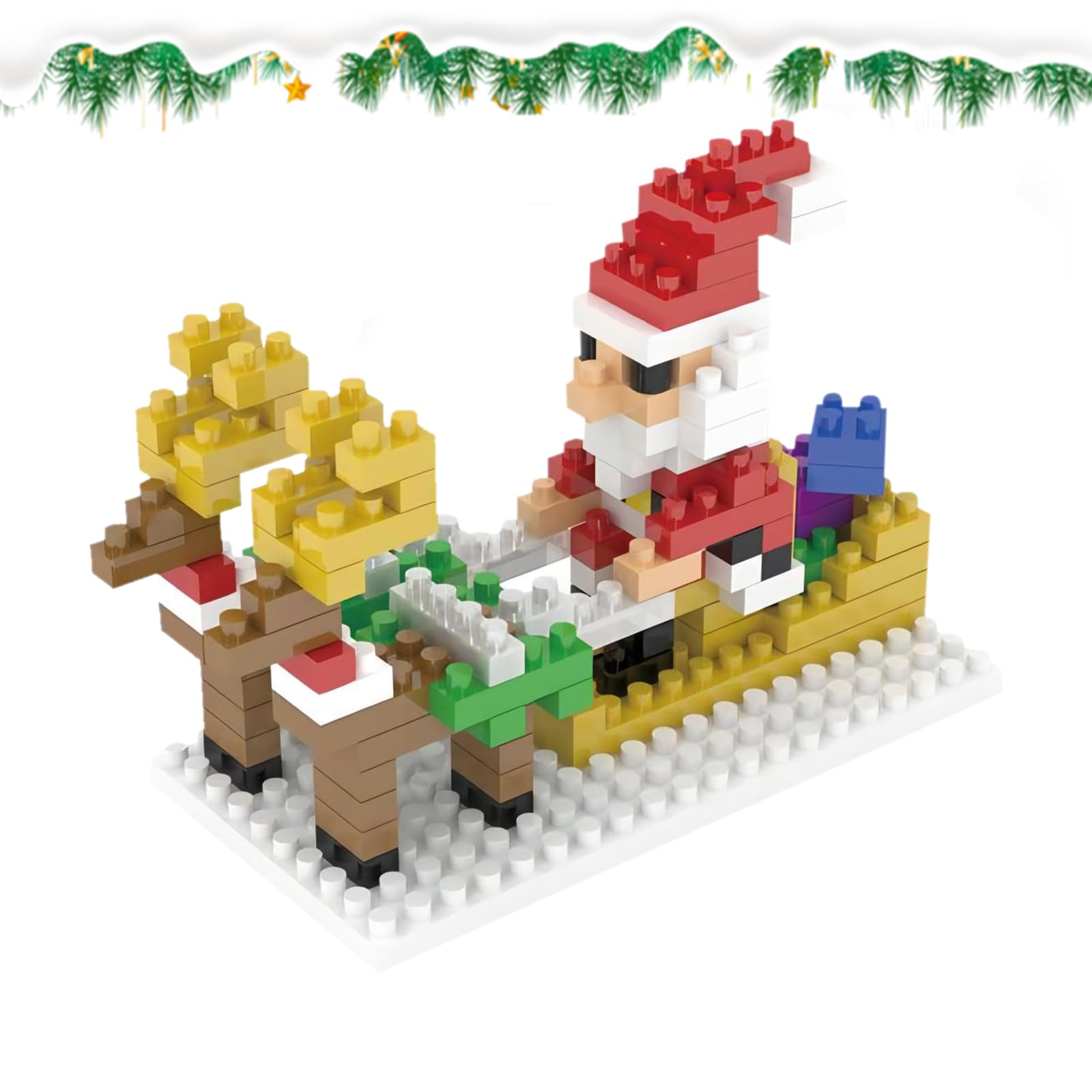 RevpoltIQ Christmas Building Blocks Set