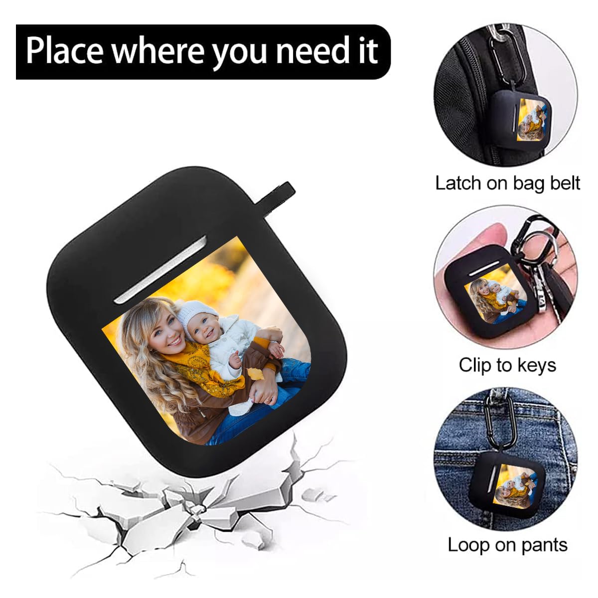 Amazon.com: Custom Airpod Case for Apple AirPods 3/2/1/Pro