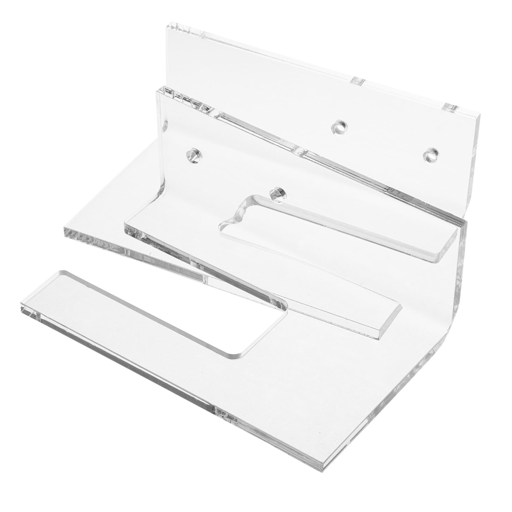 GALPADA Roller Skates Holder Acrylic Skateboard Rack Multi-Function Wall Mount for Home