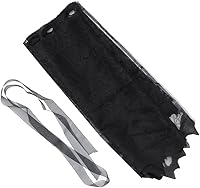 Vista 9 de VALICLUD 2 cortinas de encaje de Halloween para ventana, mantel de telaraña, diseño de murciélagos, cortina de puerta de encaje negro, pantalla