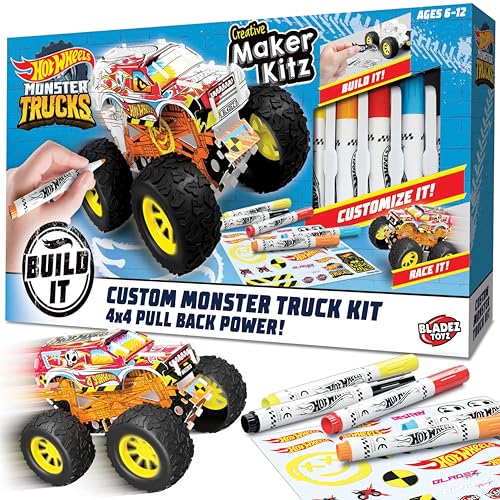 Bladez Monster Trucks Maker Kitz avec marqueurs