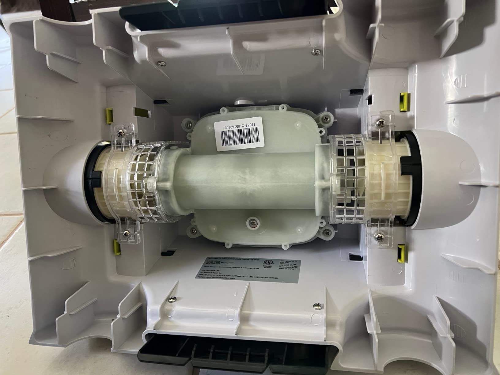 42/mo Finance FIILPOW Cordless Robotic Pool Cleaner, Automatic Pool Vacuum with DualSuction