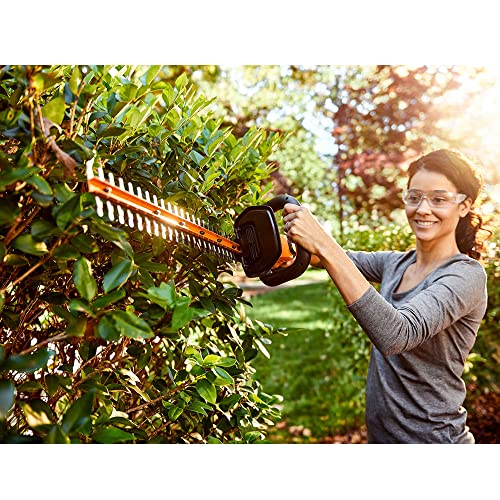 WORX WG261E.9 Akku-Heckenschere – Hecken- und Strauchschere mit 44 cm Schwertlänge – 16mm Zahnabstand – Ideal für hohe Hecken – leicht & kompakt – PowerShare kompatibel – ohne... – Bild 5