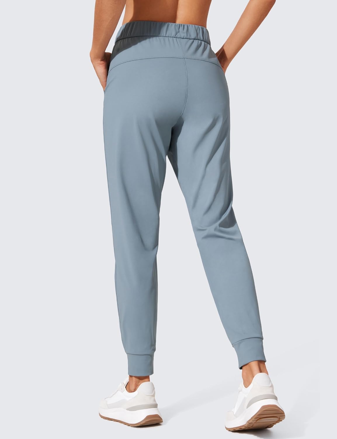 CRZ YOGA 4-Way Stretch Workout Joggers for Women 28" - Casual Travel Athletic Pants with Pockets - Image 2