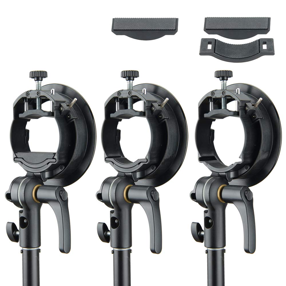 Godox SGUV6060 Kit de Accesorios para Flash Incluye Soporte Speedlite S2 y Softbox para Flash de Cabeza Redonda y Cuadrada de Godox AD400PRO, V1, AD200, V860II Series, TT685 Series, TT350 Series, etc