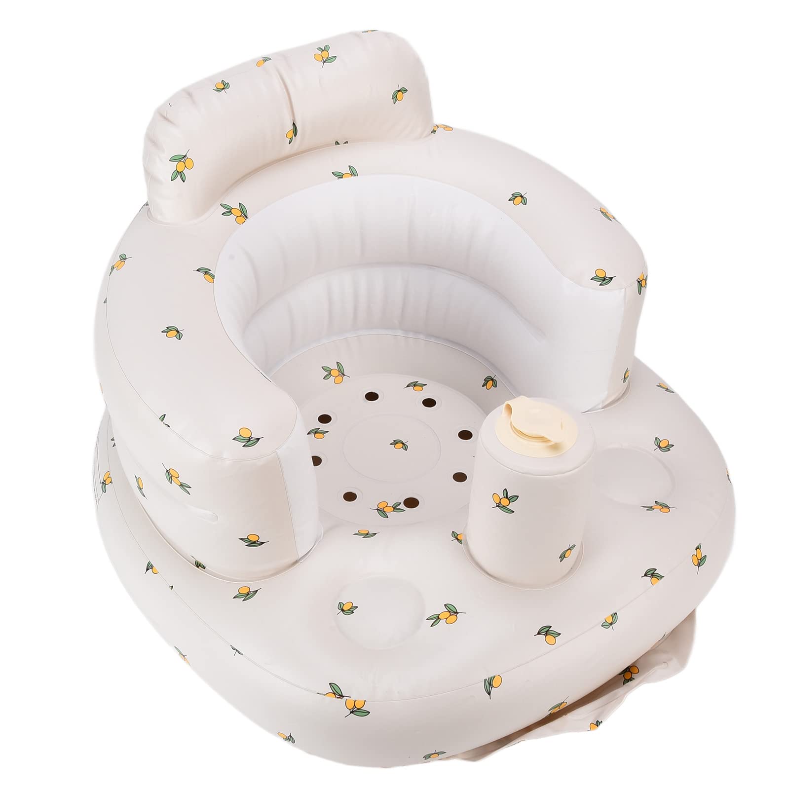 Inflatable Bathroom Sofa, Baby Eating Chair Multifunctional Waist Protection Easy Feeding with Deflation Tube for Home for Outdoors(#1)