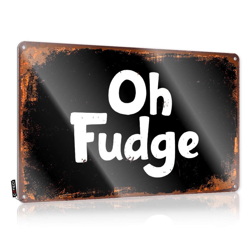 Artwork Welcome Retro Wall Decor | Oh Fudge! Trendy Decorative Wall Art Ready To Hang For Barn(30X40CM)
