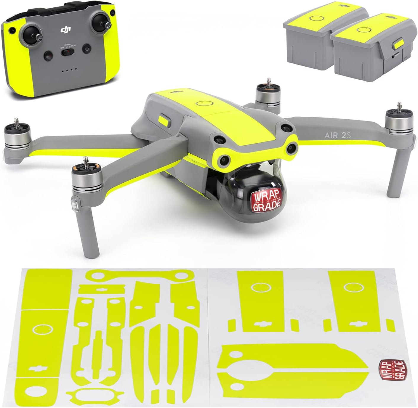 WRAPGRADE Skin Compatible with DJI Air 2S | Accent Color B (BUTTERFLY COPPER)