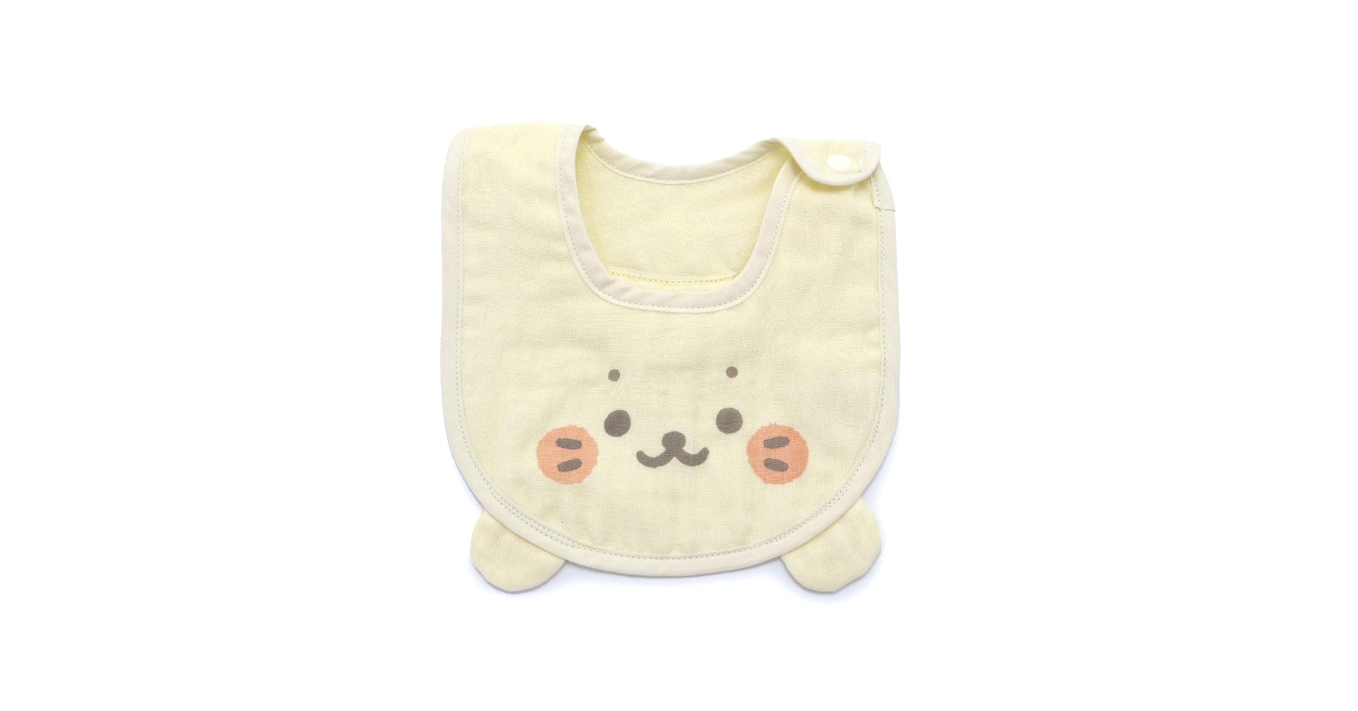 Amazon.co.jp: [マザーガーデン] しろたん 顔ぼん ガーゼスタイ