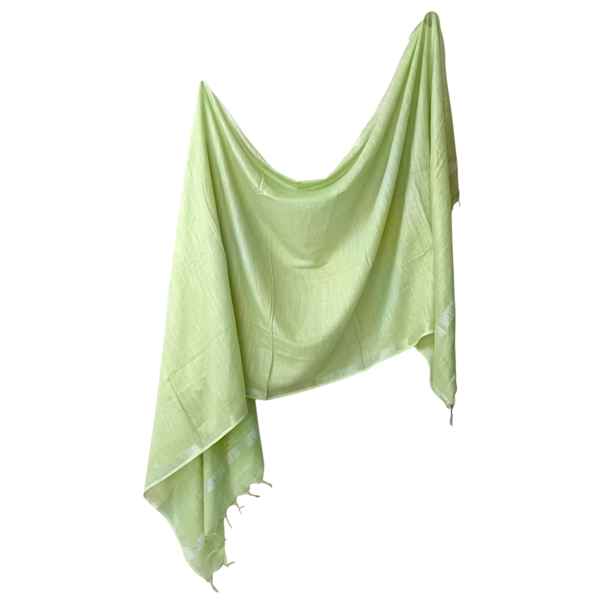 linen cotton pure quality plain trendy fancy summer special dupatta for women and girls full length 2.30m pack of 1pcs