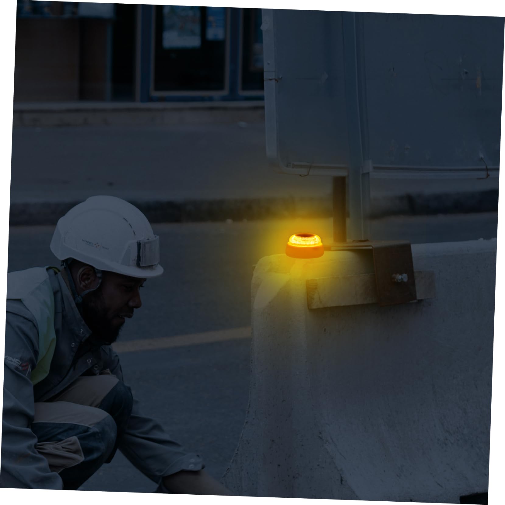 3piezas Luz De Emergencia Led Amarilla y Para Vehículos Para Señalización Calles y Estacionamientos