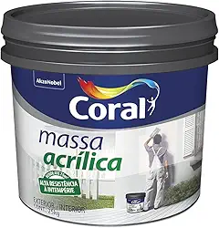 MASSA ACRÍLICA BRANCO 25KG - CORAL