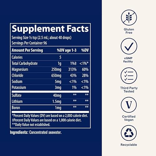 Miniatura 28 de Trace Minerals - Gotas de minerales traza concentradas, 4 onzas líquidas (paquete de 1)