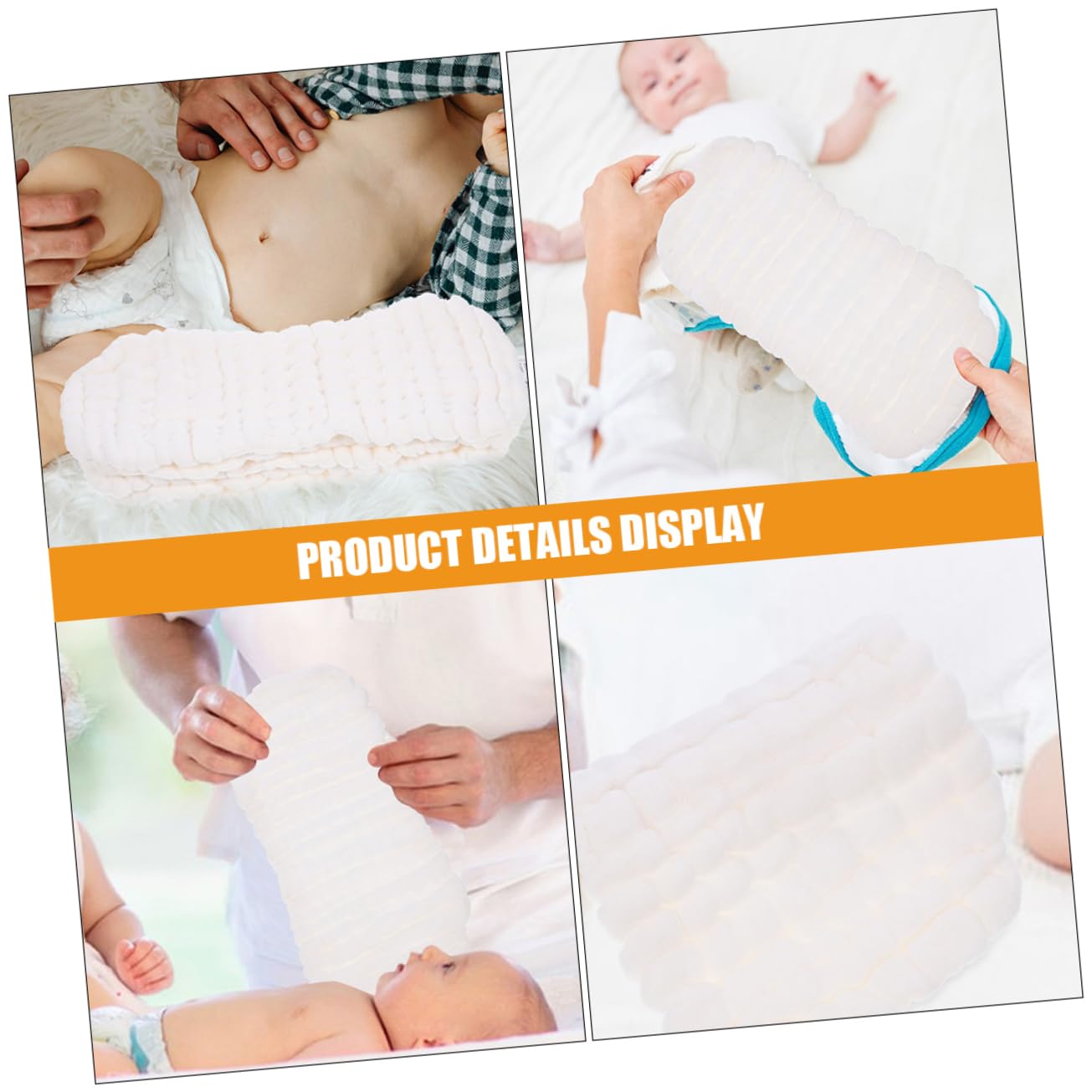 VICASKY 24piezas Forros De Pañal Reutilizables De Algodón Para Bebés Lavables y Transpirables Inserciones De Pañal Para Recién Nacidos Diseño