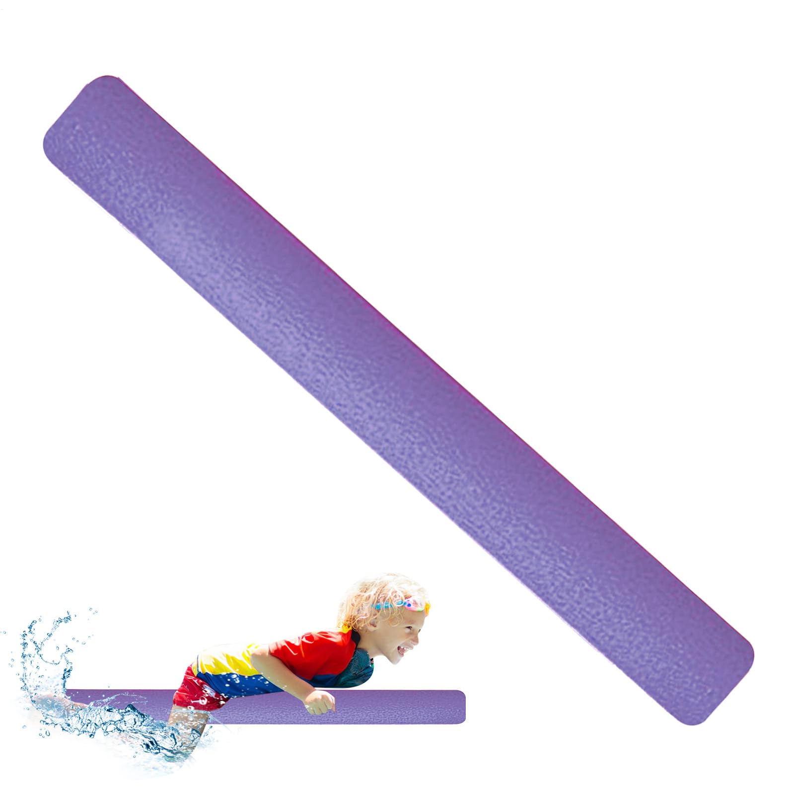 Fideos de piscina,Fideos de piscina,Pasta brillante de 59 pulgadas - palo de piscina grueso y colorido, juguete flotante versátil para niños y adultos, proyectos de manualidades