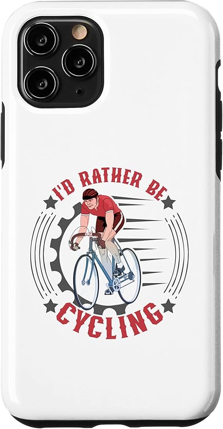 Amazon iPhone 11 Pro Iu0027d Rather Be Cycling Biking Fans 自転車