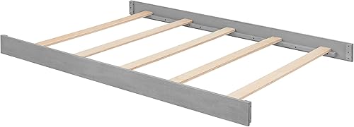 Oxford Baby Bennett - Kit de conversión de cuna a cama de tamaño completo, gris rústico, certificado GreenGuard Gold