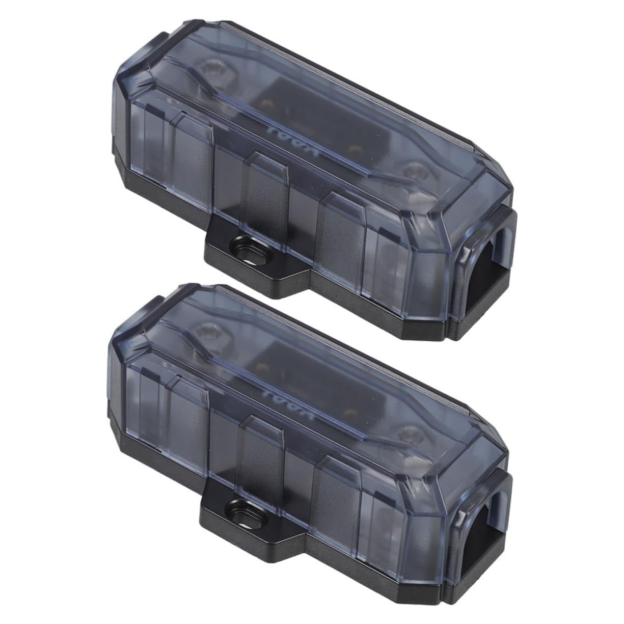 Portafusibile Anl 100a in Lega di Zinco per Impianti Audio Auto | Confezione da 2 Pezzi, Colore Argento, Installazione Semplice, per Amplificatori e Sistemi Audio