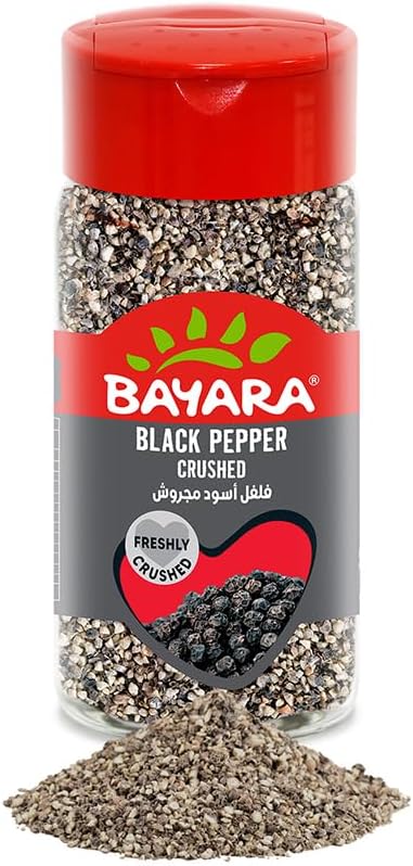 Bayara Black Pepper Crushed, 50g
