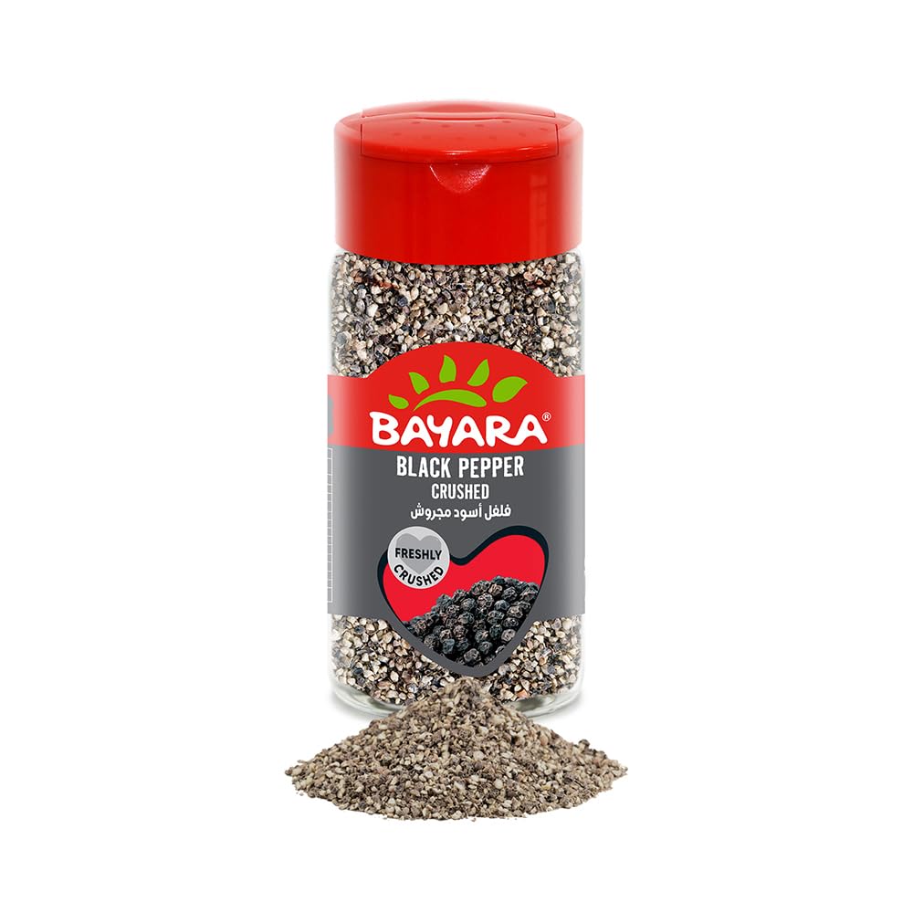 Bayara Black Pepper Crushed, 50g