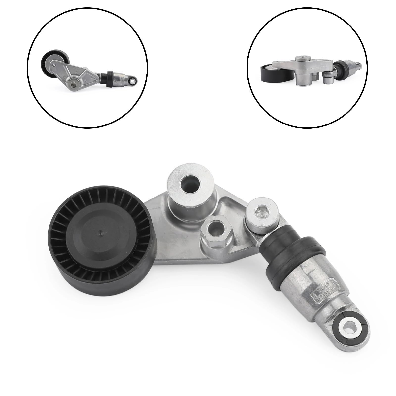 Adatto per Ssangyong REXTON ACTYON KYRON D27DT 6652000270 66520-00370 66520-00270 534029710 66520-00170 Tenditore cinghia z Cuscinetto tenditore cinghia auto