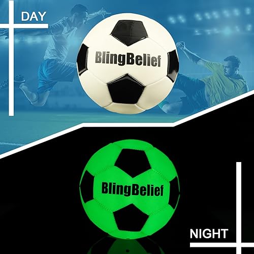Miniatura 6 de Béisbol súper brillante que brilla en la oscuridad, pelota de fútbol, voleibol, fútbol, béisbol luminoso iluminado, fútbol de tamaño y peso